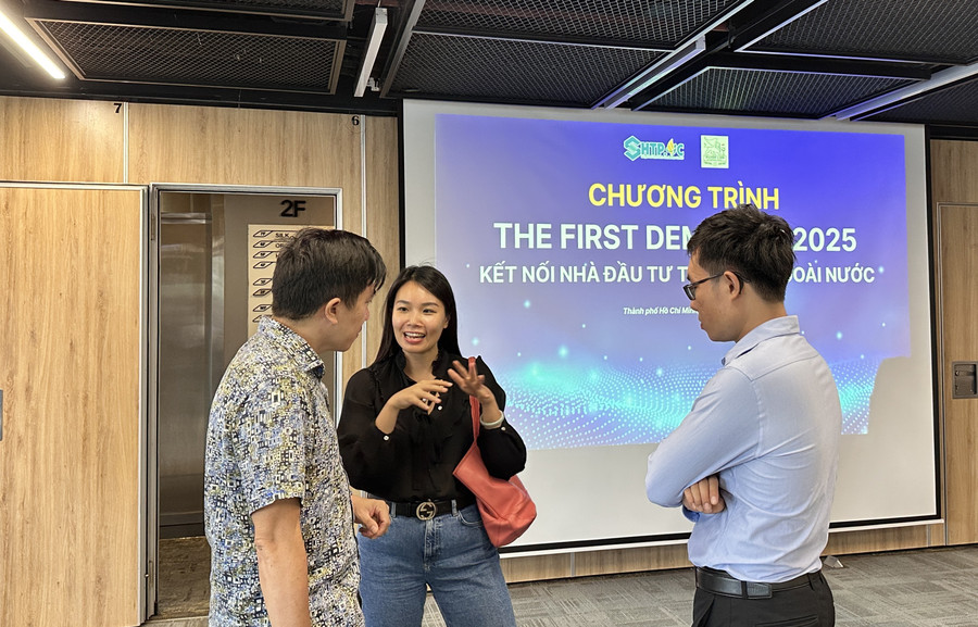 Các đại biểu tham gia sự kiện trao đổi trong chương trình kết nối nhà đầu tư. Ảnh: BTC