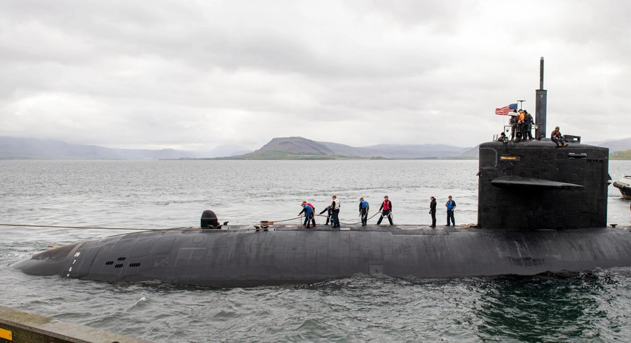 Tàu ngầm hạt nhân USS Newport News của Mỹ.