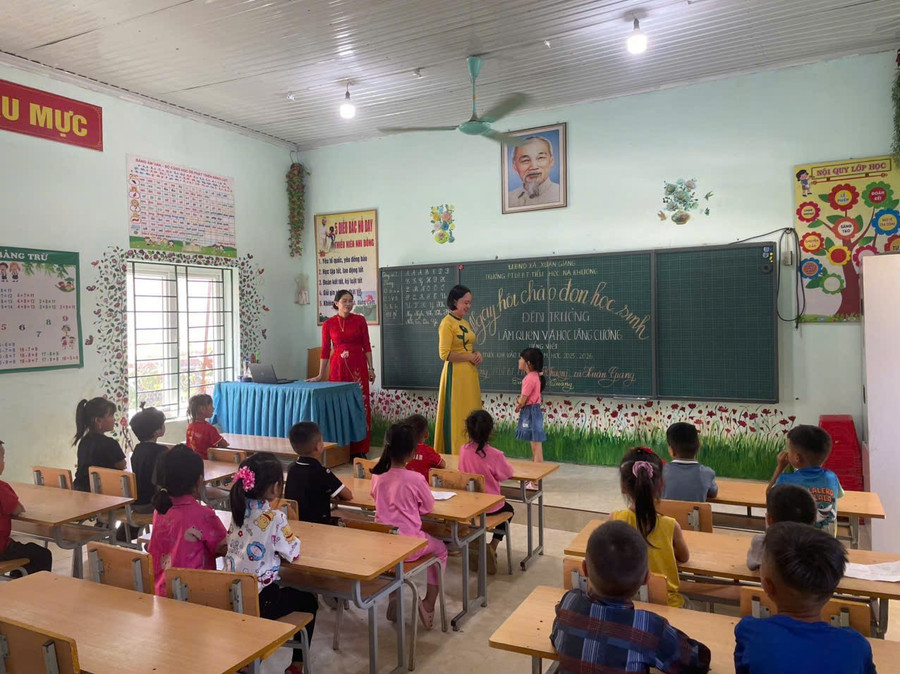 Trường PTDTBTTH Nà Khương (Xuân Giang, Tuyên Quang).