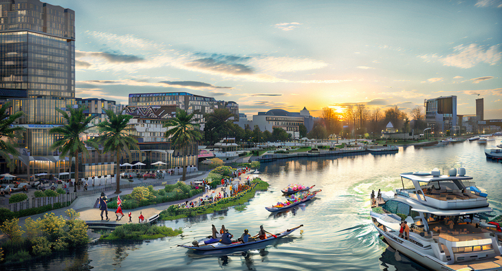 bờ Nam kênh Đôi - Ảnh 3.