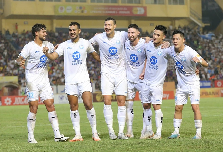 Thép Xanh Nam Định đặt mục tiêu bảo vệ thành công ngôi vô địch V-League.