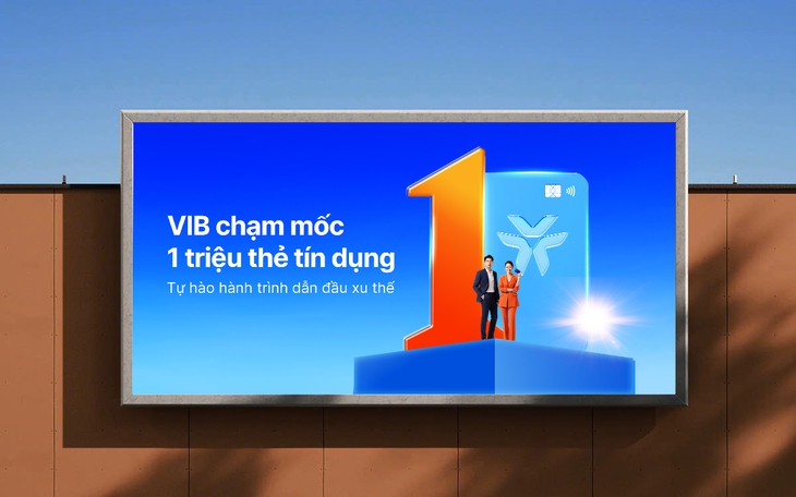 VIB cán mốc một triệu thẻ tín dụng - Ảnh 1.
