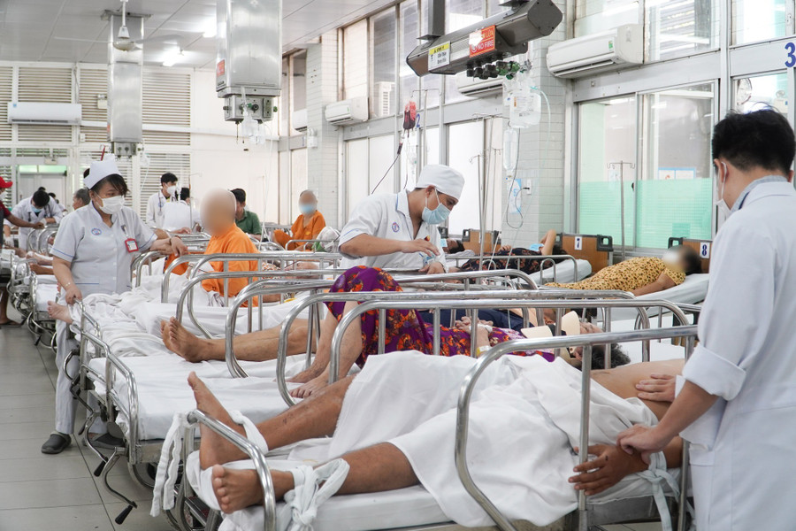 Hình ảnh khoa Cấp cứu Bệnh viện Chợ Rẫy.