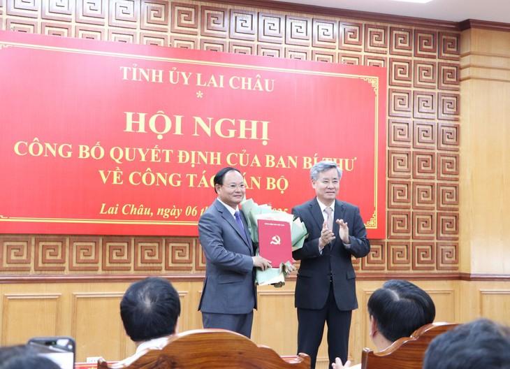 Thứ trưởng Lê Minh Ngân làm phó bí thư thường trực Tỉnh ủy Lai Châu - Ảnh 1.