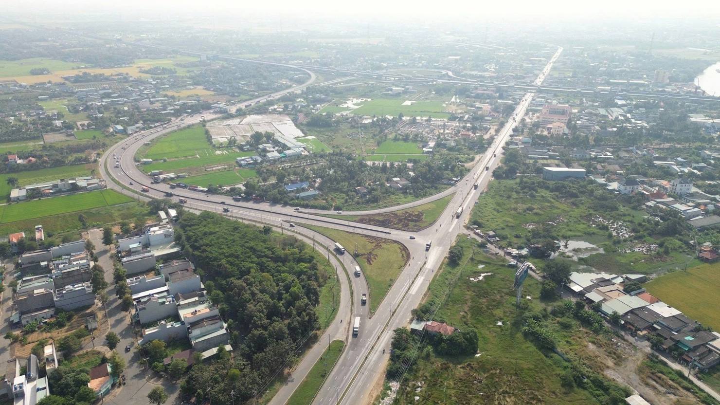 Dự án nằm một phần trên địa bàn xã Bến Lức. Ảnh: PT