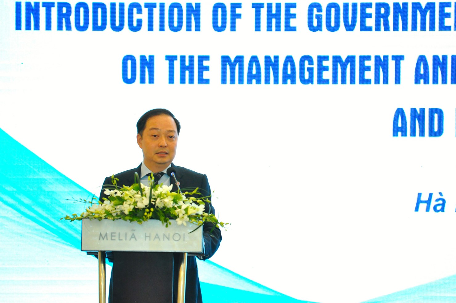 Ông Nguyễn Quốc Phương phát biểu tại Hội nghị.