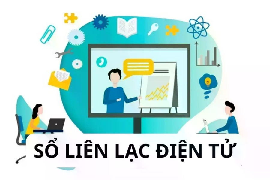 Sổ liên lạc điện tử. Ảnh minh họa.