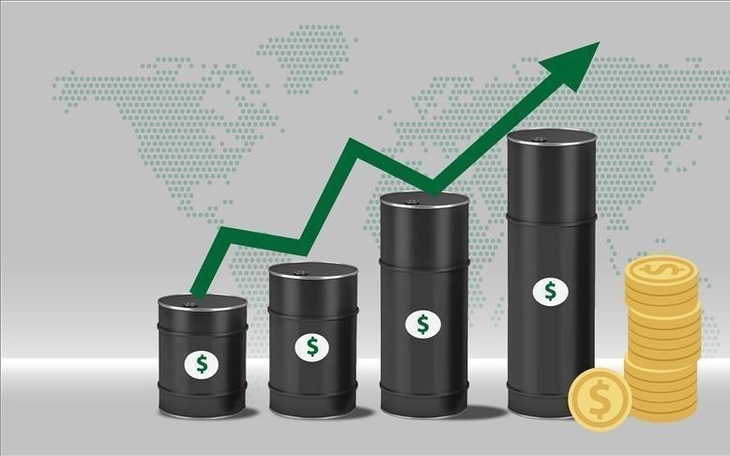 Giá dầu tăng vọt hơn 5%, chứng khoán toàn cầu khởi sắc sau loạt trừng phạt Nga - Ảnh 2.