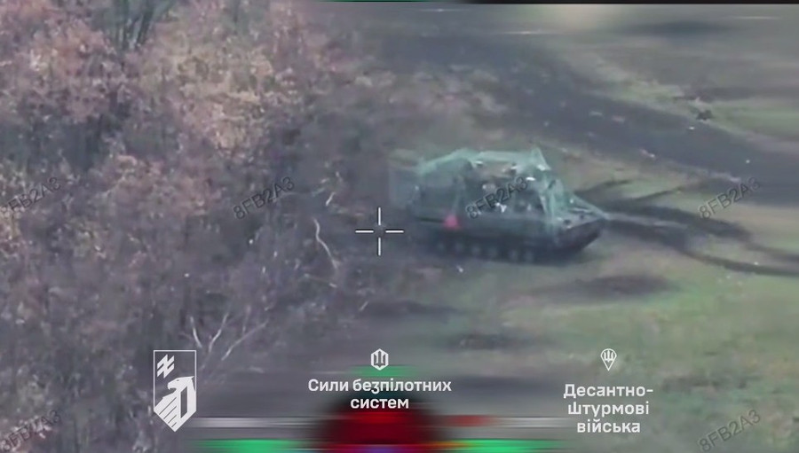 Ghi nhận cuộc tấn công xe tăng cực lớn vào khu vực Dobropillya