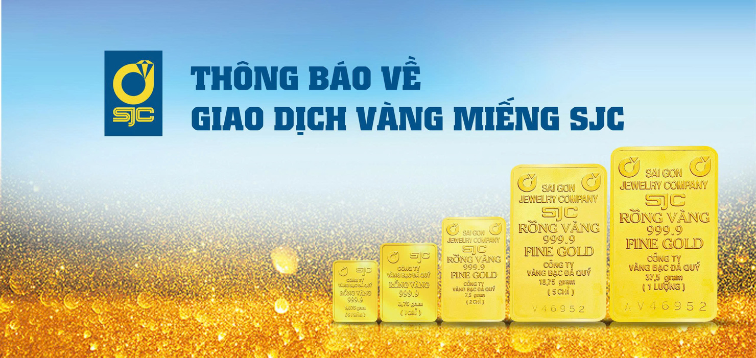 Công ty SJC thông báo tạm ngưng đăng ký mua vàng trực tuyến