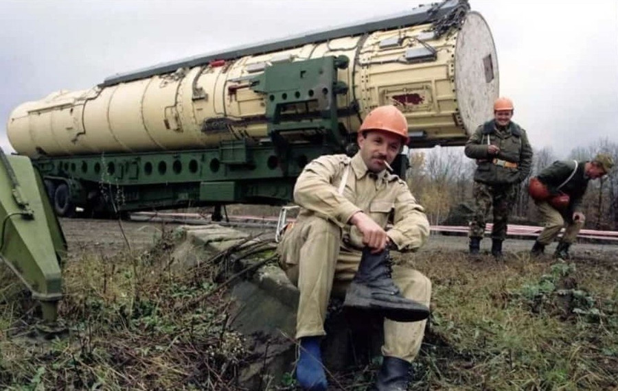 Tên lửa ICBM khi còn trong trang bị của Ukraine.