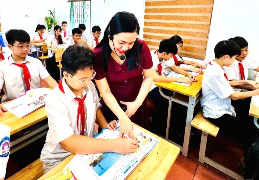 Tiết học của cô và trò Trường THCS Thọ Sơn (phường Thanh Miếu). thcs-tho-son.jpg