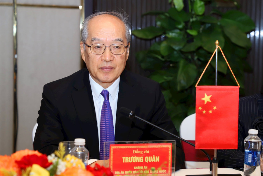 Chánh án Tòa án nhân dân tối cao Trung Quốc Trương Quân