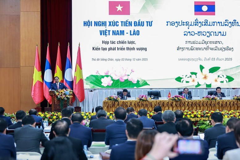Thủ tướng Phạm Minh Chính: Doanh nghiệp tiên phong, công tư đồng hành, Việt - Lào phát triển Thủ tướng Phạm Minh Chính: Doanh nghiệp tiên phong, công tư đồng hành, Việt - Lào phát triển