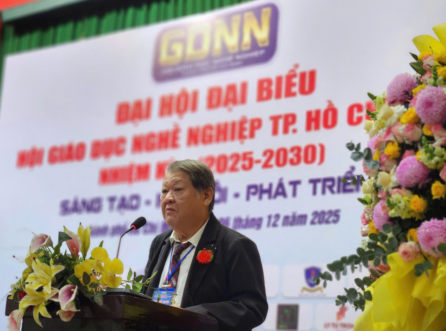 Ông Trần Anh Tuấn - Phó Chủ tịch Hội Giáo dục Nghề nghiệp TPHCM.