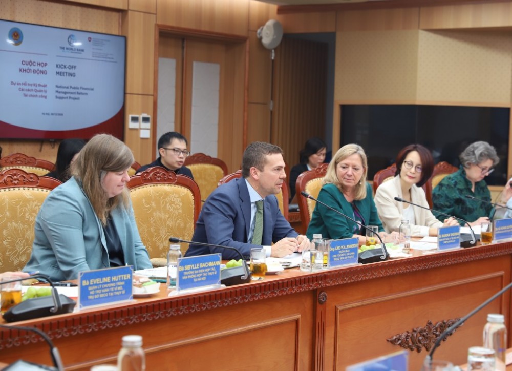 Bộ Tài chính, SECO và WB đồng hành triển khai, thúc đẩy cải cách tài chính công Bộ Tài chính, SECO và WB đồng hành triển khai, thúc đẩy cải cách tài chính công