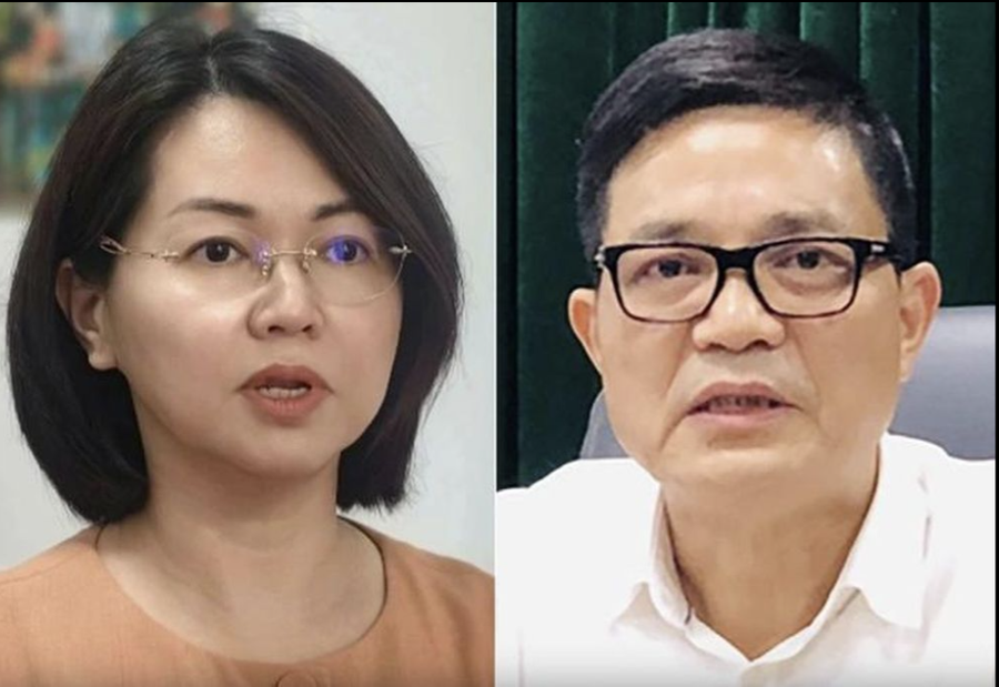 Cựu Cục trưởng Trần Việt Nga và Nguyễn Thanh Phong.(Ảnh: BCA). screenshot-2026-01-05-085355.png