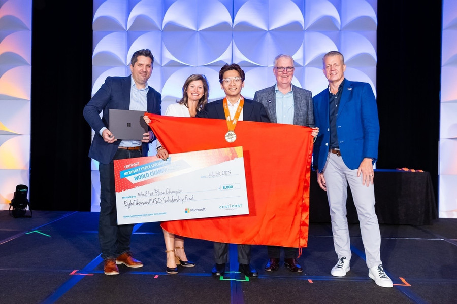 Đại diện Việt Nam xuất sắc giành Huy chương Vàng tại vòng chung kết thế giới MOS World Championship 2025.