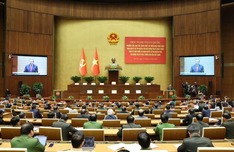 Hai “điểm tựa” cho kỷ nguyên mới: Kinh tế nhà nước vững mạnh, văn hóa soi đường phát triển Hai “điểm tựa” cho kỷ nguyên mới: Kinh tế nhà nước vững mạnh, văn hóa soi đường phát triển