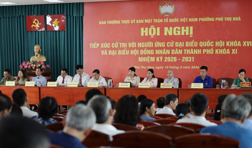 Cử tri Thành phố Hồ Chí Minh gửi gắm niềm tin vào đại biểu dân cử