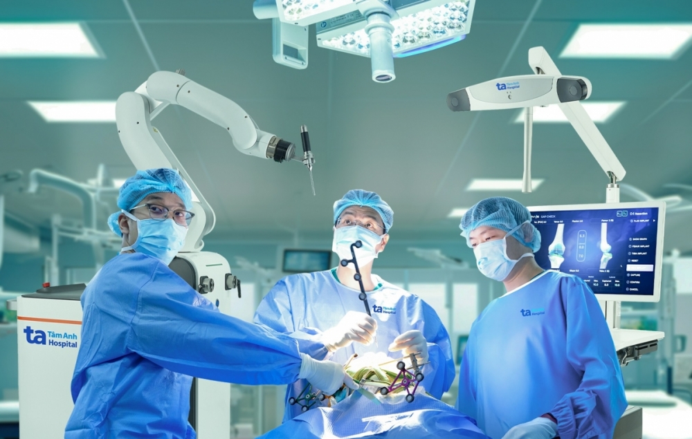 Bệnh viện Tâm Anh ứng dụng Robot thay khớp CUVIS-Joint đầu tiên tại Việt Nam Bệnh viện Tâm Anh ứng dụng Robot thay khớp CUVIS-Joint đầu tiên tại Việt Nam