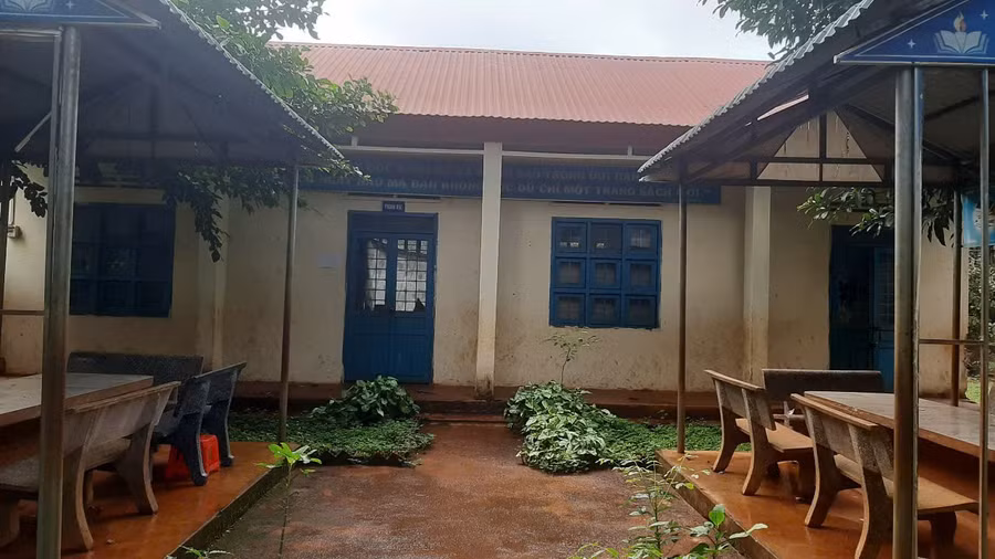 Cơ sở vật chất một số trường trên địa bàn tỉnh Gia Lai hư hỏng, xuống cấp.