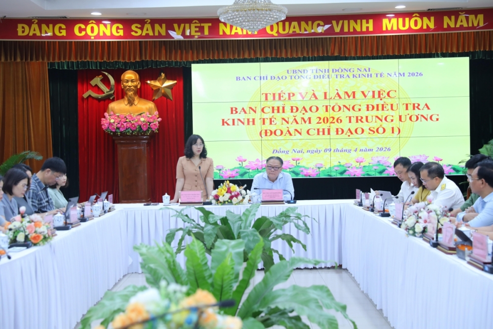 Đồng Nai tăng tốc giai đoạn 2 Tổng điều tra kinh tế 2026, nâng chất lượng dữ liệu Đồng Nai tăng tốc giai đoạn 2 Tổng điều tra kinh tế 2026, nâng chất lượng dữ liệu