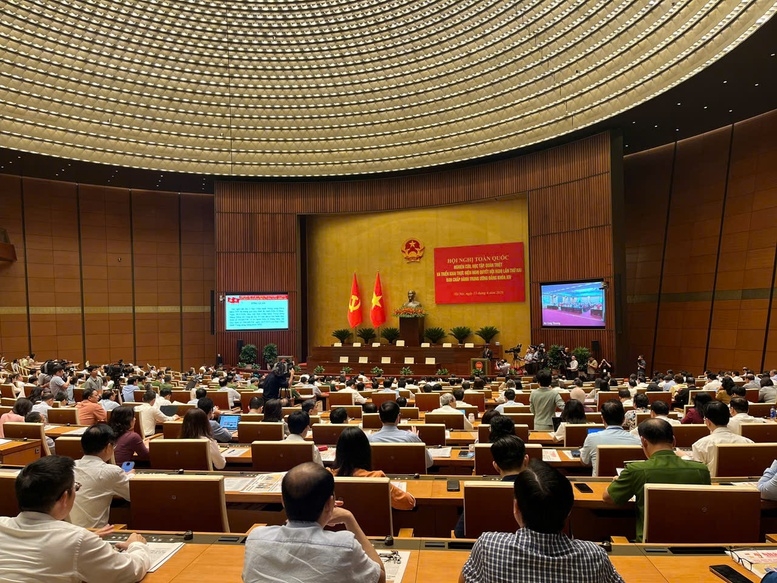 Hội nghị toàn quốc nghiên cứu, học tập và triển khai thực hiện Nghị quyết Trung ương 2 - Ảnh: VGP