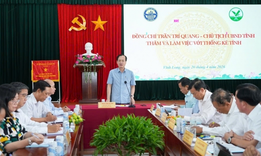 Tăng cường phối hợp sở, ngành, nâng cao chất lượng công tác thống kê tại Vĩnh Long