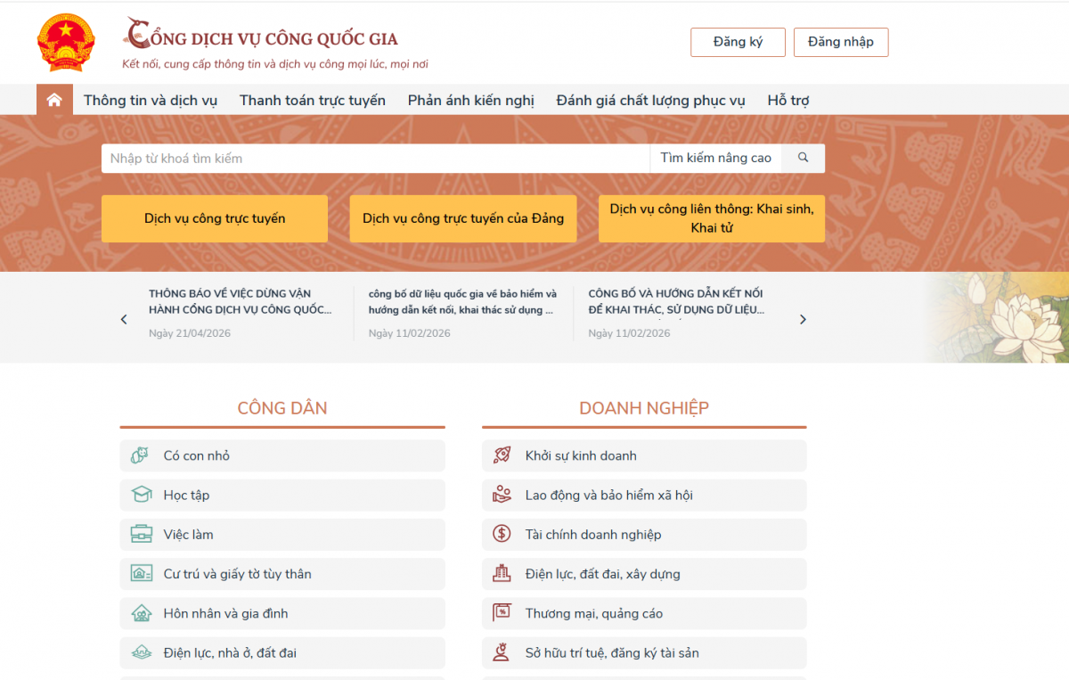 Cổng Dịch vụ công quốc gia đồng bộ hơn 378 triệu hồ sơ thủ tục hành chính