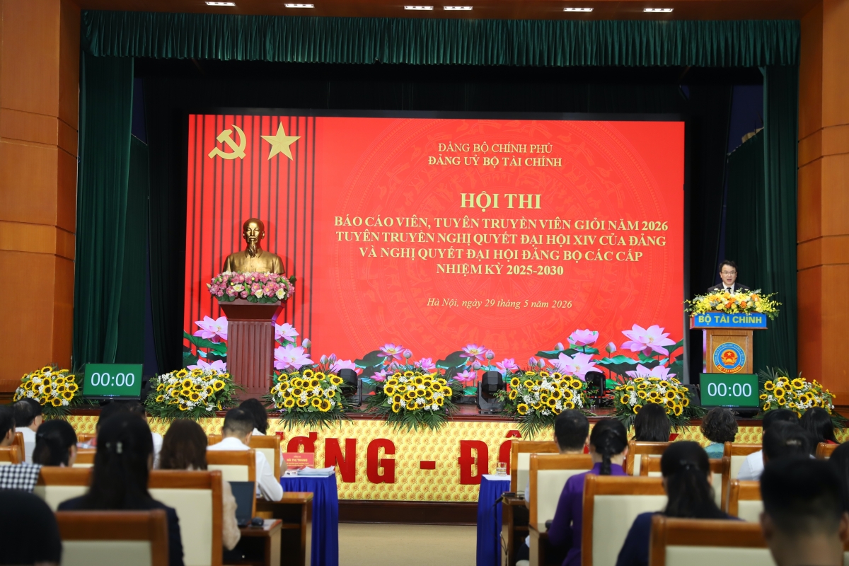 Đảng bộ Bộ Tài chính nâng cao chất lượng tuyên truyền qua Hội thi báo cáo viên giỏi
