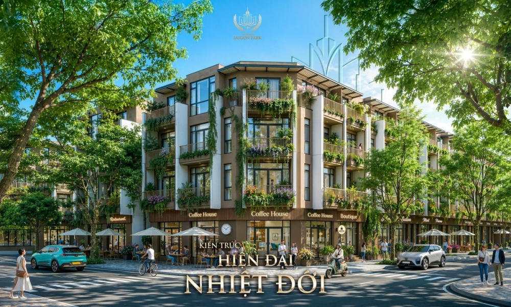 Vinhomes Sài Gòn Park tung giá từ 4 tỷ đồng cho nhà phố 4 tầng