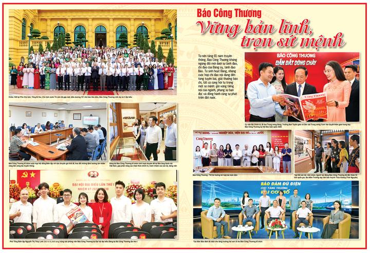 Từ nền tảng 81 năm truyền thống, Báo Công Thương không ngừng đổi mới dưới sự lãnh đạo, chỉ đạo của Đảng ủy, lãnh đạo Báo.