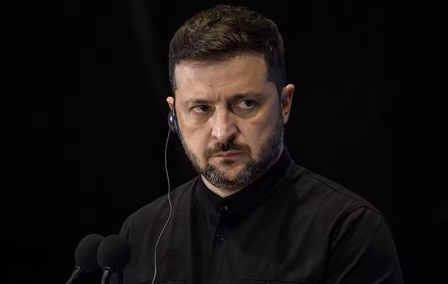 Tổng thống Ukraine Vladimir Zelensky.