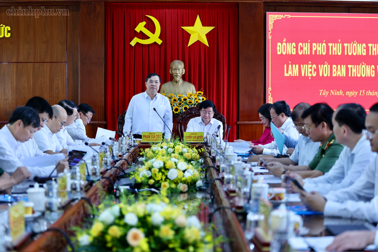 Phó Thủ tướng Thường trực Phạm Gia Túc: Tây Ninh phấn đấu tăng trưởng năm 2026 từ 10,5% trở lên - 5
