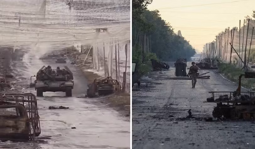 Con đường tử thần nối Kramatorsk và Druzhkivka