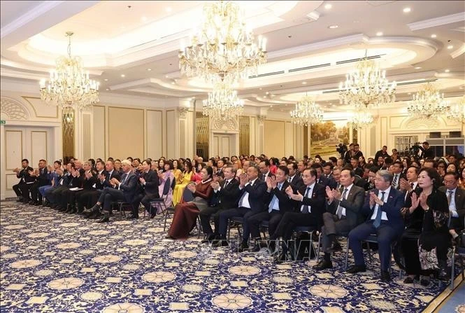 Các đại biểu tham dự sự kiện. Ảnh: Thống Nhất/TTXVN Các đại biểu tham dự sự kiện. Ảnh: Thống Nhất/TTXVN